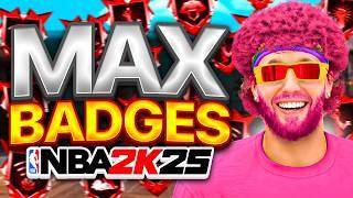 FASTEST WAY TO MAX BADGES ON NBA 2K25! HOW TO GET ALL BADGES FAST AND EASY IN 2K25