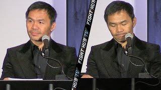 Manny Pacquiao in NEAR TEARS in emotional Hall Of Fame Speech - Full Video