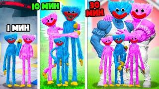 ЭВОЛЮЦИЯ СЕМЬИ ХАГГИ ВАГГИ И КИССИ МИССИ В ГАРРИС МОД! HUGGY WUGGY POPPY PLAYTIME В Garry`s Mod!