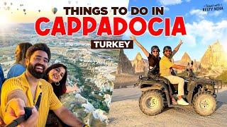 Things to do in cappadocia || restynehavlogs || hot air ballon | Atv tour | turkey | photo shoot