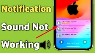 iPhone Message Notification Sound Not Working | iPhone Me Notification Sound Nahi Aaraha hai