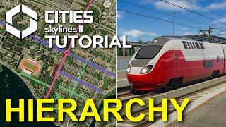 Road & Mass Transit Hierarchy in Cities Skylines 2 | Tutorial