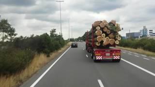 1400 km - 4 days in 3 minutes - HD Trucking Timelapse