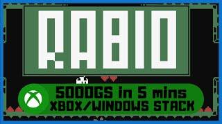 Rabio #Xbox Achievement Walkthrough - 5000GS in 5 mins - Xbox/Windows Stack