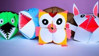 Paper Craft Ideas - origami animals- cootie catcher