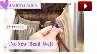 No sew bead weft no braid quick weft extensions NBR