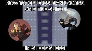 How to get Obsidian ladder and The snitch in steep steps