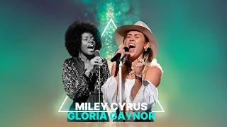 ⁠Miley Cyrus Ft. Gloria Gaynor -  I Will Survive Flowers (The Mashup)