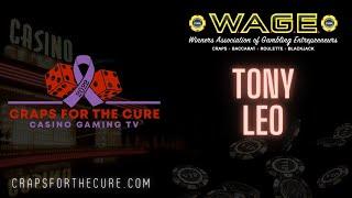 Tony Leo from 'W.A.G.E" - Craps for the Cure 2022