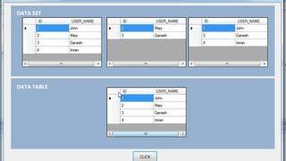 Difference between dataset and datatable in c#