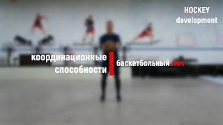 Тренировка на координацию (баскетбольный мяч) HOCKEY