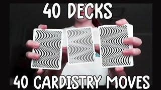 40 Cardistry Flourishes 40 Decks || Valeria Magic