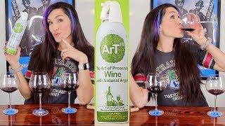 "ArT Wine Preserver" with Natural Argon Test and Review