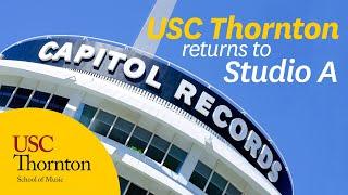 USC Thornton Returns to Capitol Records Studio A