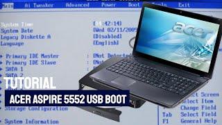 boot da usb su acer aspire 5552 - come avviare da pendrive - usb boot