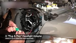 How to Install LED Factory Mart Jeep Wrangler JL 9 inch Headligh Bracket?