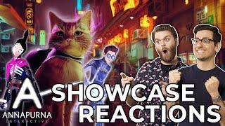 Annapurna Interactive Showcase REACTIONS | Amazing Games! | Co-Op Comedy Reacts