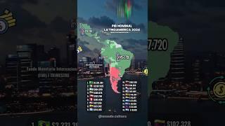 Las PRINCIPALES ECONOMÍAS DE LATINOAMERICA 2024 #economy #latinoamerica #pib #ranking