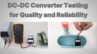 DC-DC Boost Converter - Functionality & Waterproof Testing