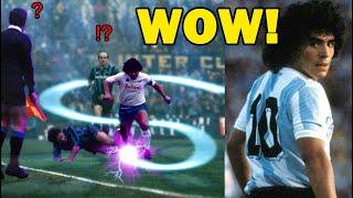 The Genius of the Sideline!  Maradona's Winger Insane Skills 720p