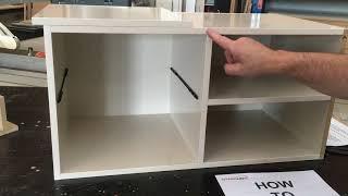 How To Install Shelving using Striplox Shelflox Extendable (Closet, Furniture and Bookcase shelves)