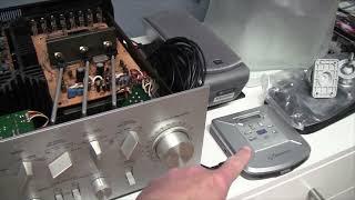 Vbe 124 part 2: First run of the Yamaha CA-2010 power amplifier