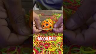 Rubber bands Moon Ball  #shorts #ball #testing