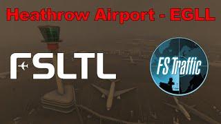 Heathrow Airport Live + AI Traffic | Microsoft Flight Simulator 2020