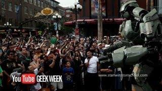 Giant Robot - YouTube Geek Week - Stan Winston School - 2000 Man Hours in 2 Minutes