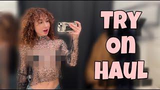 [4K] Transparent Try On Haul | Get Ready With Polly