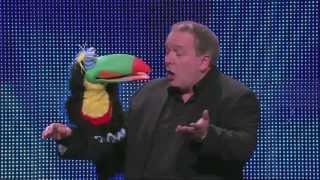 Australia's Got Talent 2013 | Auditions | Darren Carr & Bird Flirt With Dawn