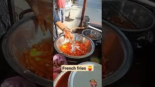 French Fries Making on the Street Road  Street Food India #shorts