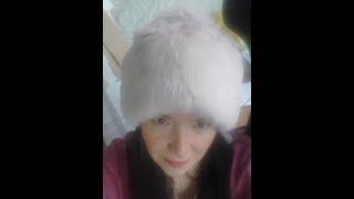 Шапка Бини из натурального меха. быстро и просто.Beanie hat