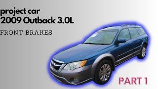 Project Outback -- 2009 Subaru Outback 3.0L -- Procut Front Brakes