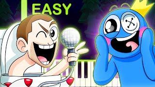 RAINBOW FRIENDS & SKIBIDI TOILET MUSIC - EASY Piano Tutorial