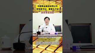 中国黄金集团原董事长卢进被查