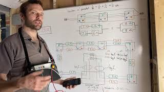 Testing R1 + R2 ring final circuit, (correctly connected)