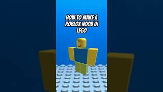 How To Make A Roblox Noob In LEGO #Roblox #robloxnoob #lego #trending #custom #shorts #noob