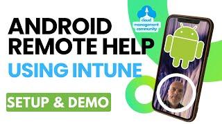 Android Remote help using Intune