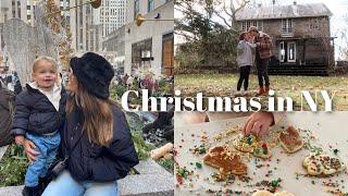 Christmas In NY | Cabin upstate, Bryant park & decorating cookies!