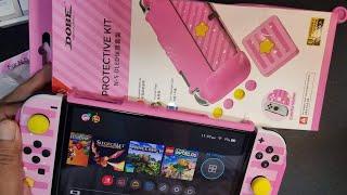 DOBE Protective Kit for Nintendo Switch OLED - Let me show you how to put it on