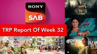 Sab Tv All Serials BARC TRP Report Of The Week 32