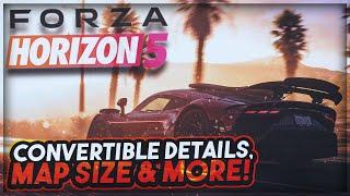 Forza Horizon 5 - Convertible Roof Feature, Expansion DLC's, Map Size Comparison & More!
