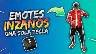 MACRO para HACER EMOTIZA INSANA SUPER RAPIDO con una sola TECLA en FREE FIRE 