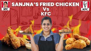 Sanjna’s Fried Chicken vs KFC | KFC Challenge | KFC Style Chicken | Ft. Chef Sanjna | Cookd