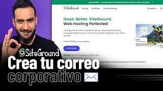  Cómo crear cuentas de correo corporativo en SiteGround