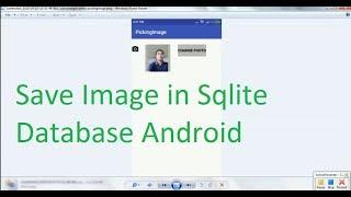 Save Image in Sqlite Database in Android Studio Part 1