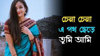 Chena chena e poth chere । অসাধারণ ভালোবাসার গান । Bengali romantic song