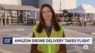 Amazon's drone delivery program takes flight