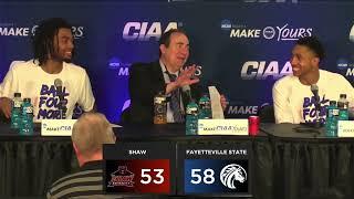 CIAA 2023 Basketball Tournament Game #12 FSU/SU Men's Postgame